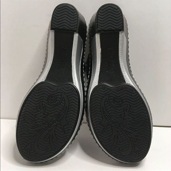 ALEGRIA BY PG LITE Loti Wedge Black Sparkle Slide - Picture 6 of 8